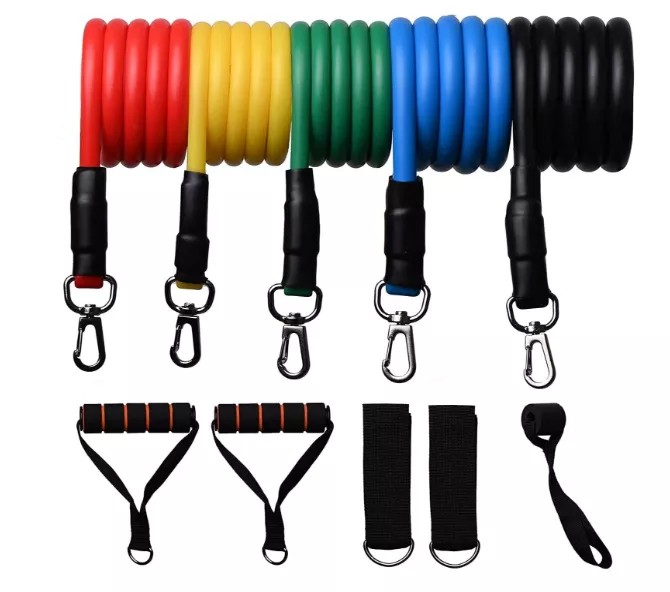 Fitness Training Latex Resistance Band Set