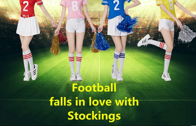 Teens Children Cotton Football Long Tube Socks