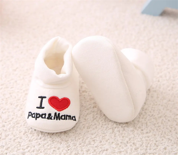 Unisex Newborn Soft Soled Cotton Shoes