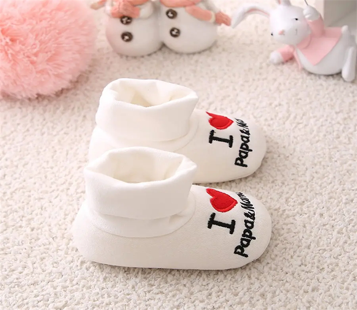 Unisex Newborn Soft Soled Cotton Shoes