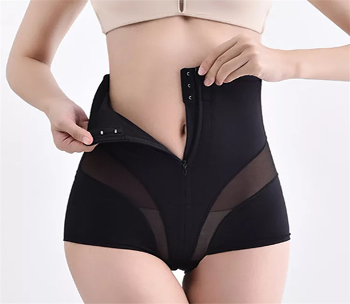 Slimming Zipper High Waist Hip Lifting Panties