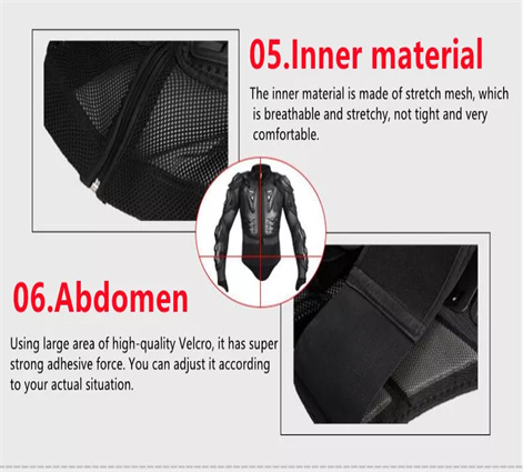 Motorcycle Protective Body Armor Jacket