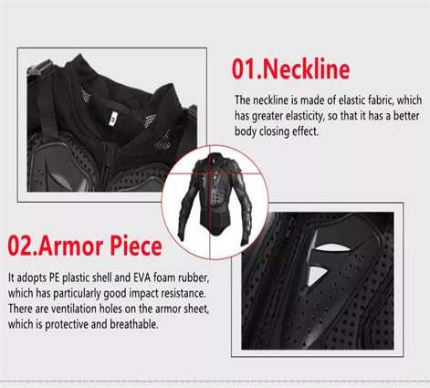 Motorcycle Protective Body Armor Jacket