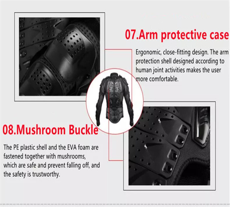 Motorcycle Protective Body Armor Jacket