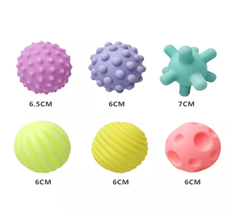 Super Durable 6 Pack Sensory Balls for Kids