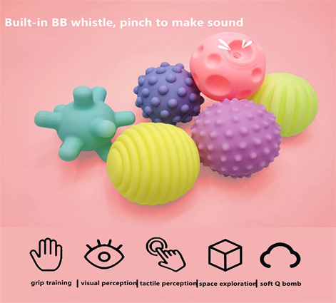 Super Durable 6 Pack Sensory Balls for Kids