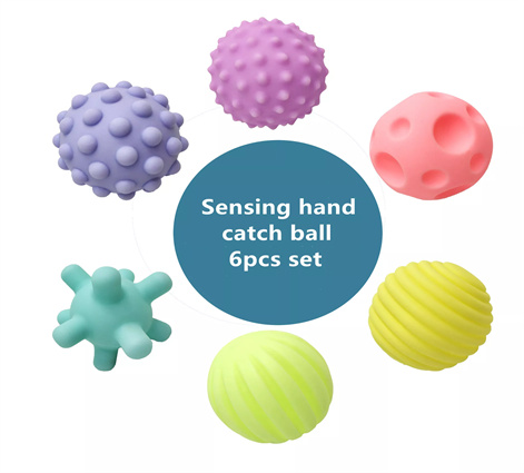 Super Durable 6 Pack Sensory Balls for Kids