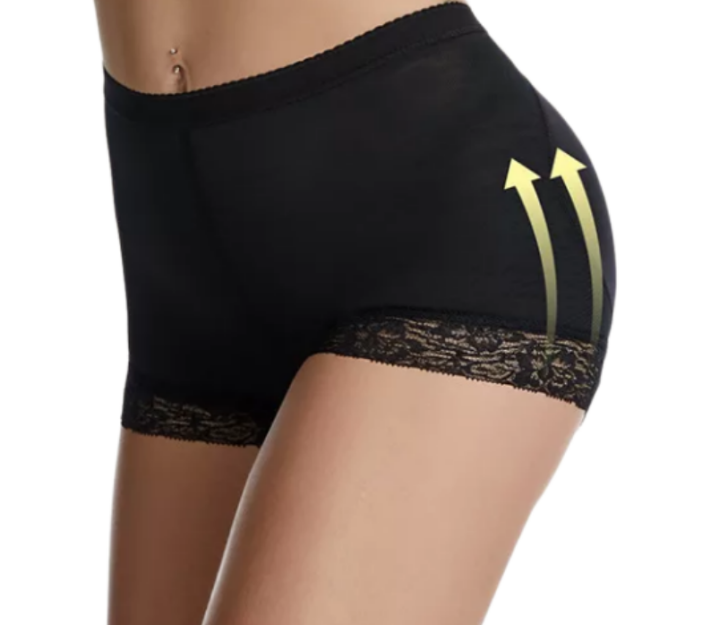 Hip Enhancer Shorts with Lace