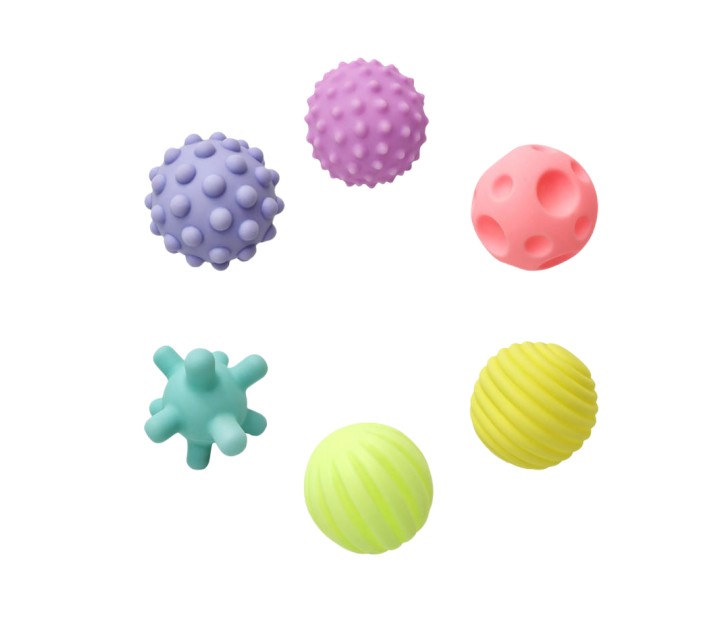 Super Durable 6 Pack Sensory Balls for Kids