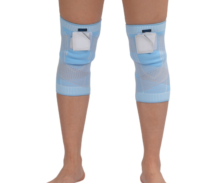 Knitted Knee Brace with Straps