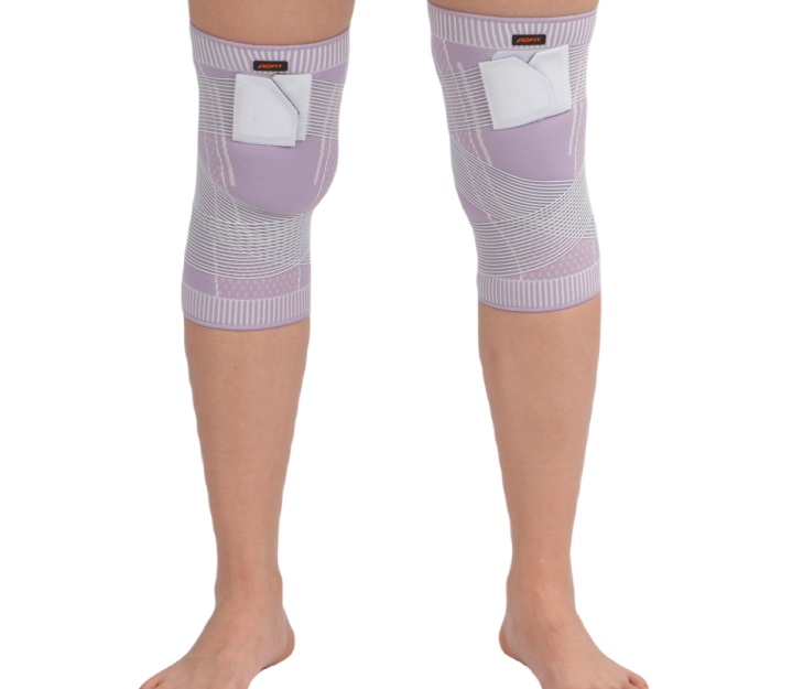 Knitted Knee Brace with Straps