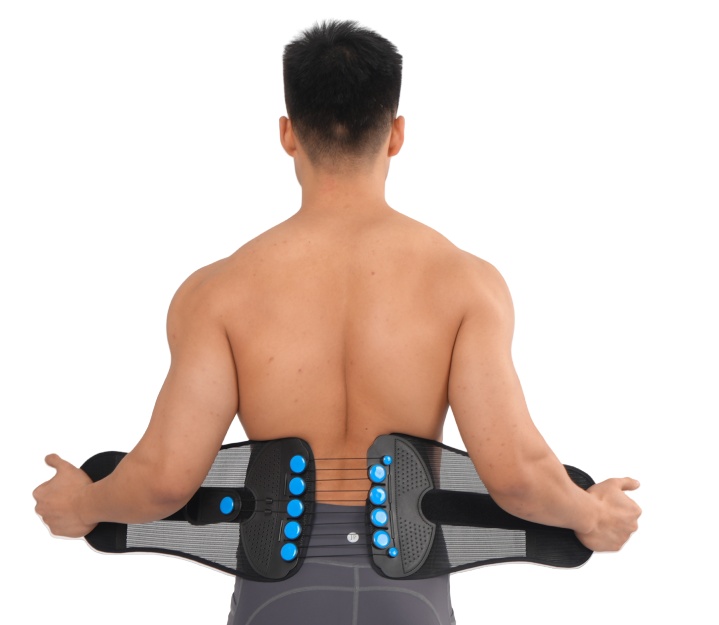 Workout Lumbar Corset with Adjustable Pulley System
