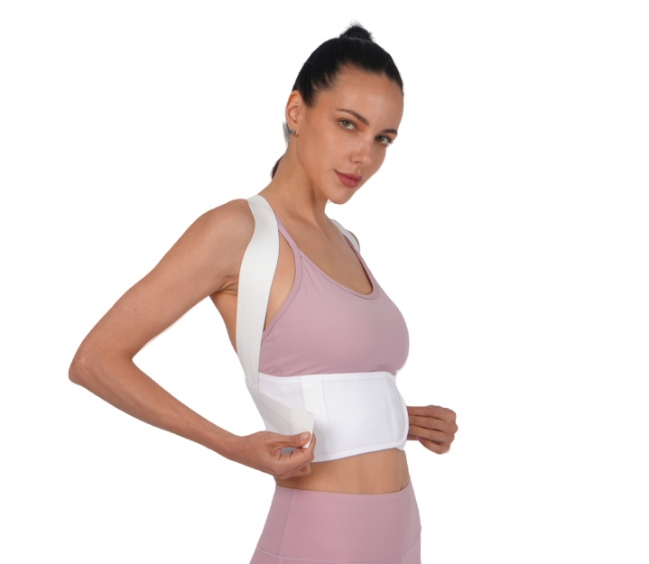 White Back Straightener Vest