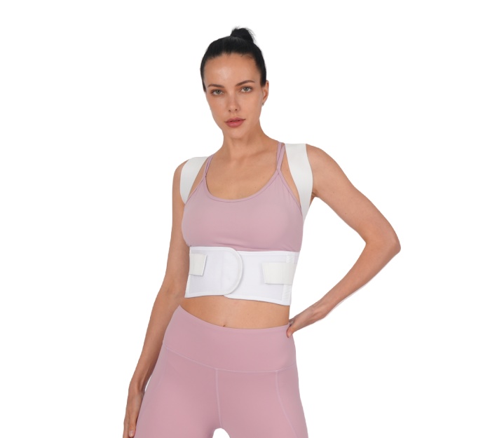 White Back Straightener Vest