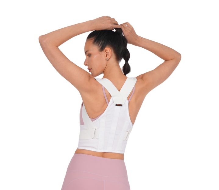 White Back Straightener Vest