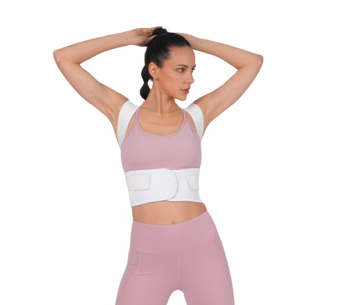 White Back Straightener Vest