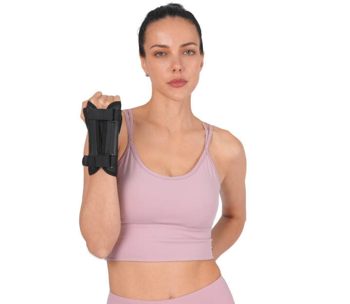Cushioning Adjustable Wrist Brace with Splint