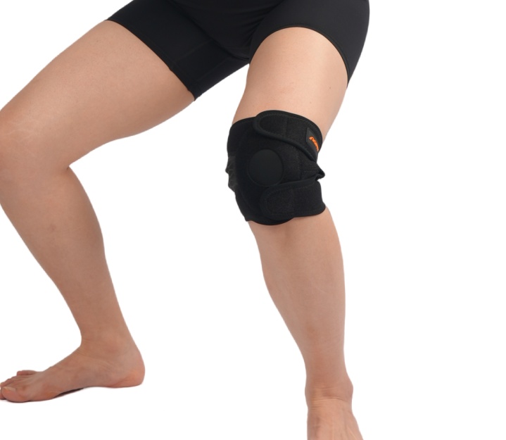Black Adjustable Knee Support